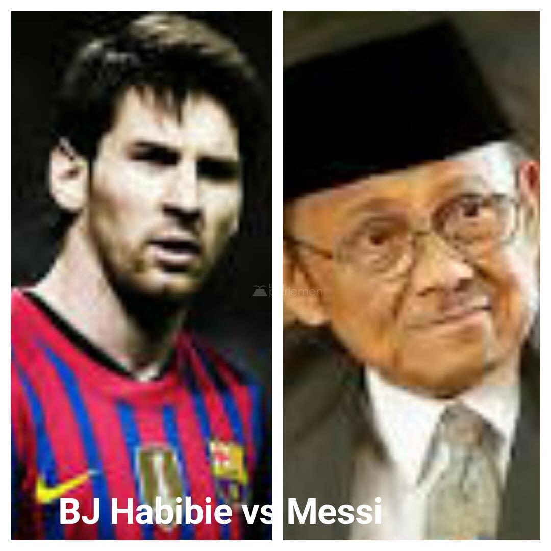  Ada Apa dengan BJ Habibie vs Messi?