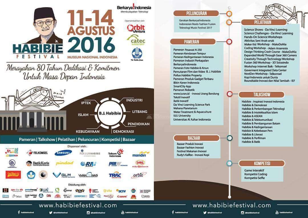  Bagi Anda yang Penuh Cinta, Hadirilah Habibie Festival!