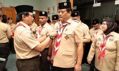  Gerakan Pramuka Adhyaksa Dault Lantik 13 Andalan Nasional