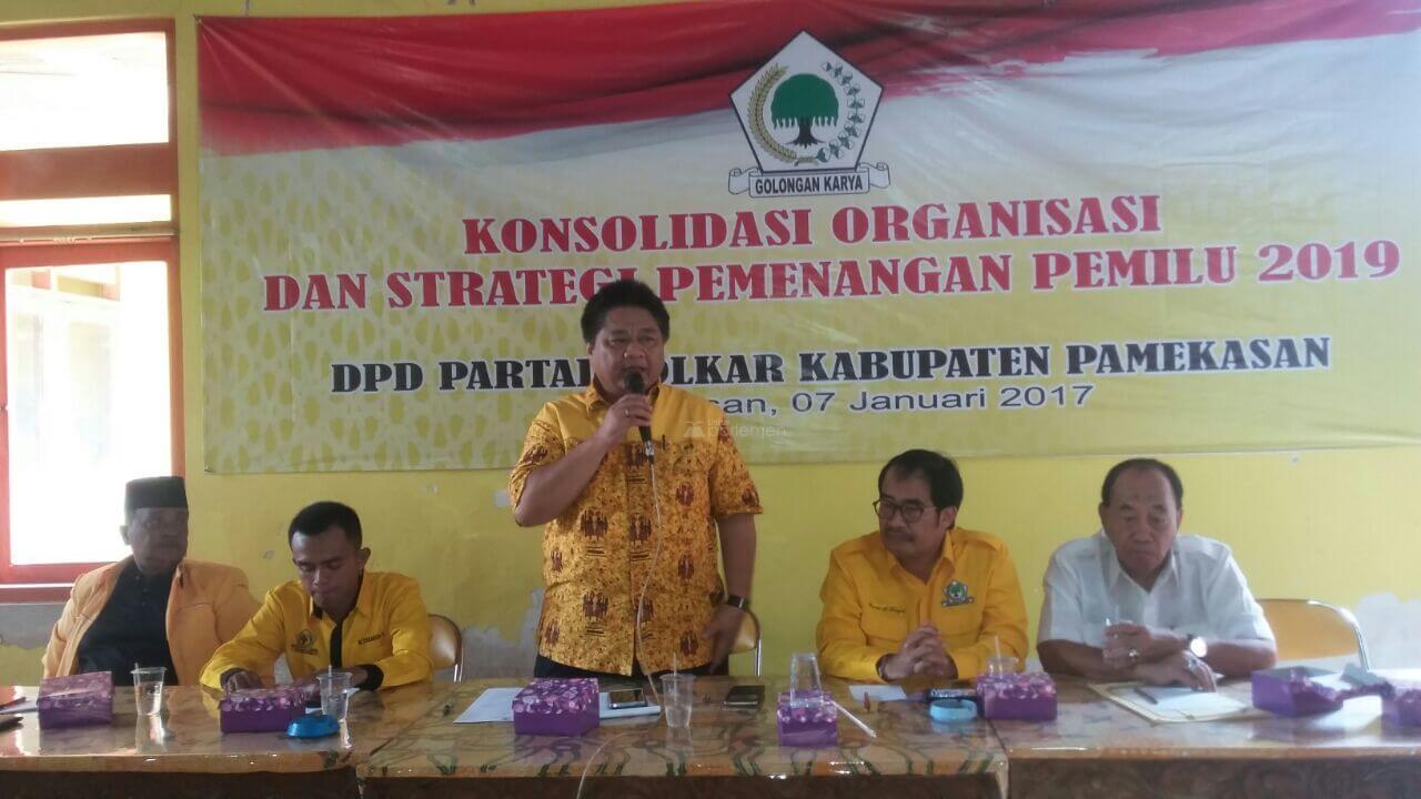  DPP Golkar ‘Membakar’ Semangat DPD Pamekasan untuk Pemenangan Pemilu 2019