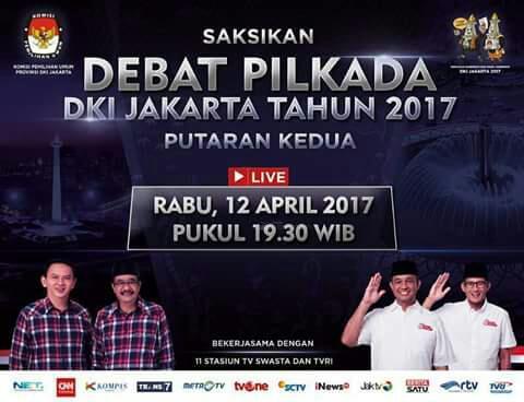  Debat Cagub-Cawagub DKI Putaran II Jangan Jadi Forum Hiburan