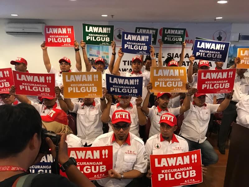  Apel Siaga Tim Reaksi Cepat ACTA Lawan Kecurangan Pilgub