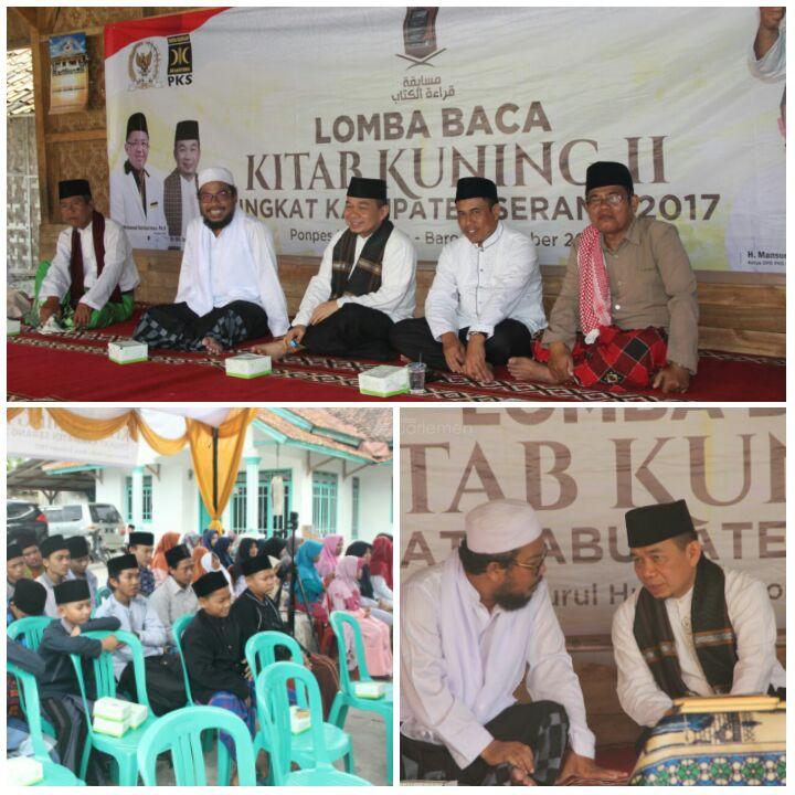  PKS Gelar Lomba Baca Kitab Kuning di Pesantren Nurul Huda Baros, Serang