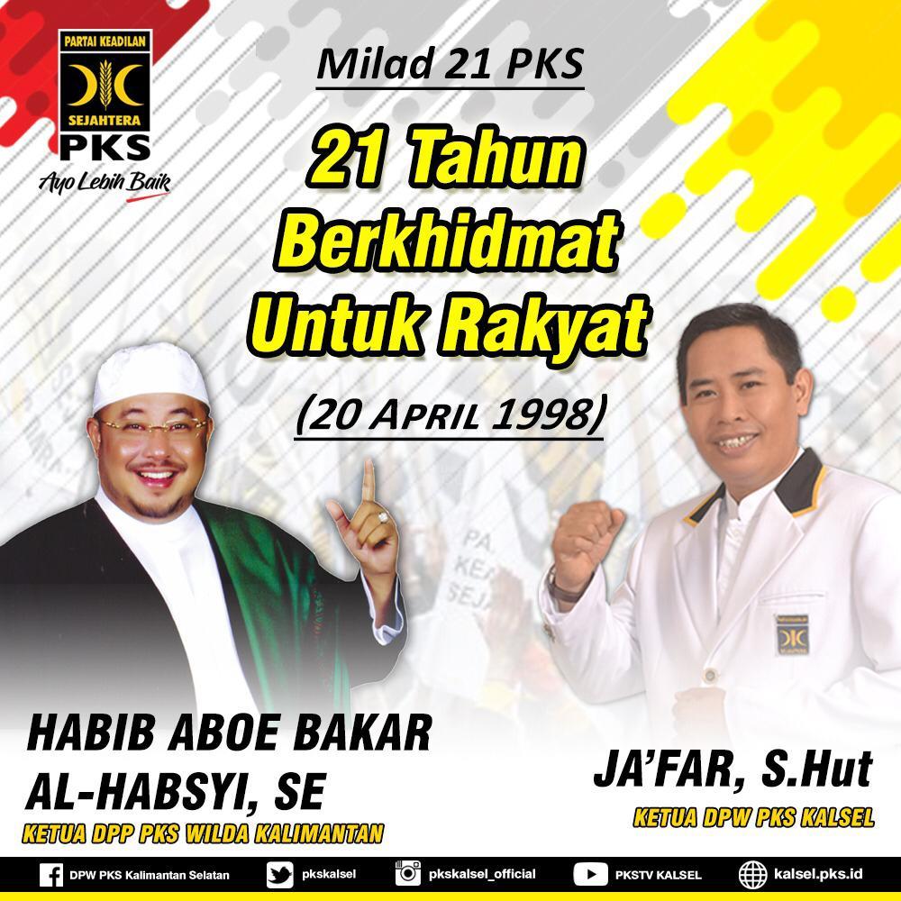  Diprediksi Raih 9 % Suara, Habib Aboe Sebut PKS Dapat Kado Manis Milad ke-21