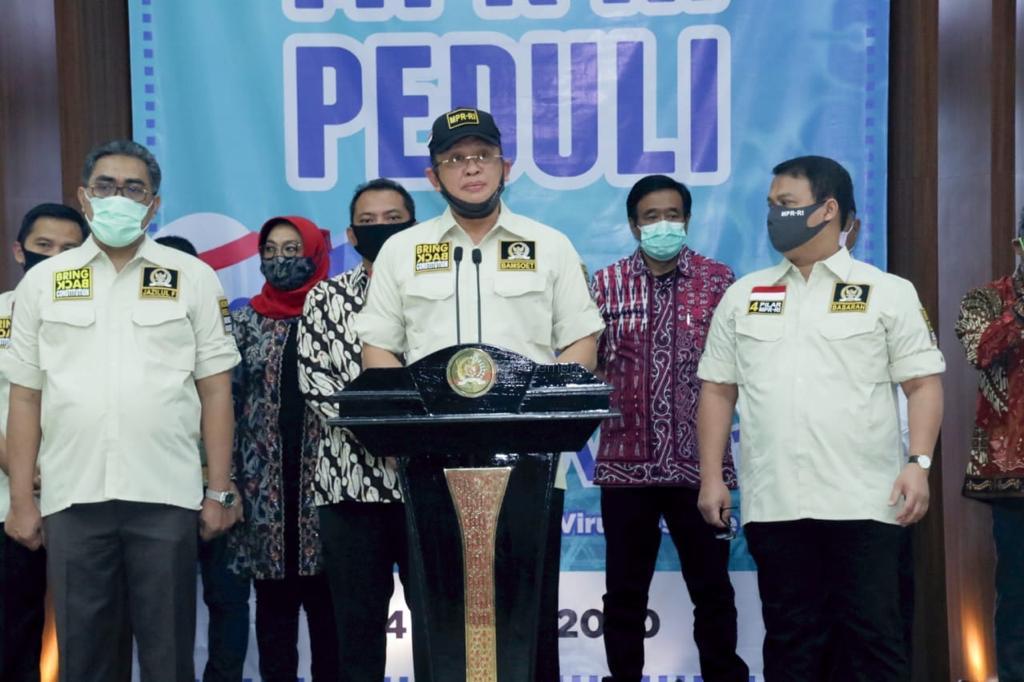  MPR Peduli: Lawan Covid-19, Satu Jam Kumpulkan 500 Juta Rupiah