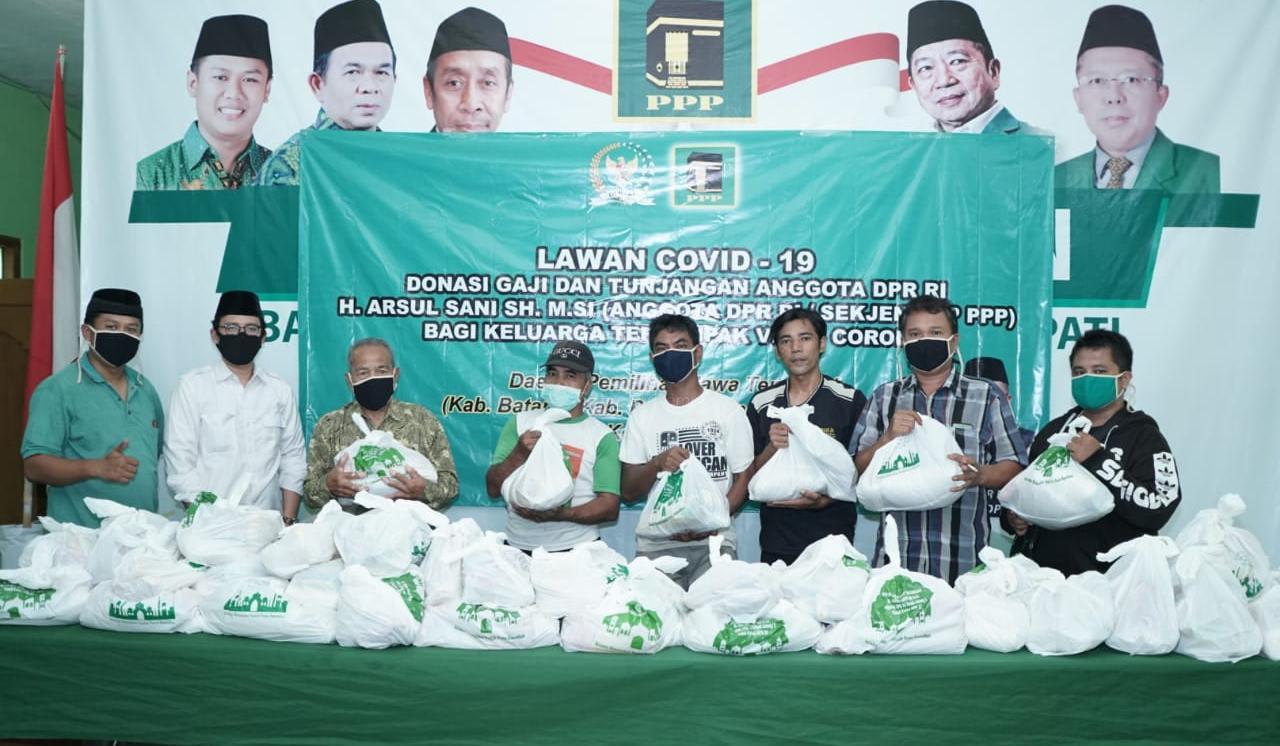  Arsul Sani Donasikan Seluruh Gajinya untuk Bagi-bagi Paket Sembako ke Jateng