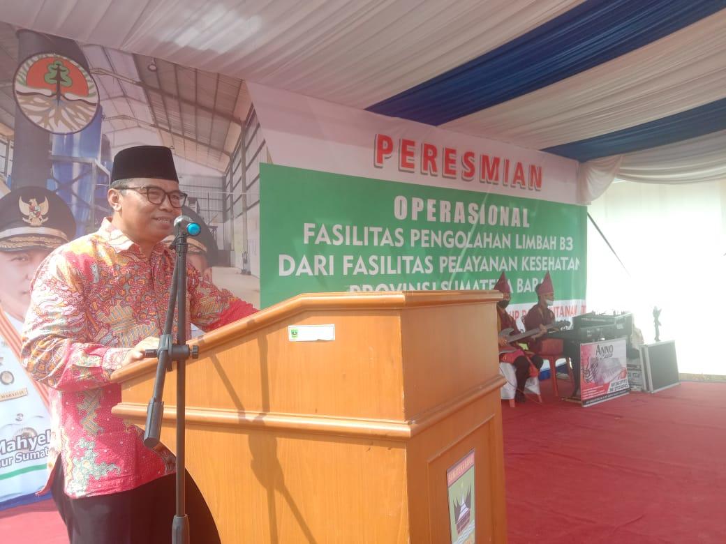  Hermanto: Kini Limbah Medis B3 Sudah Bisa Diolah di Sumbar