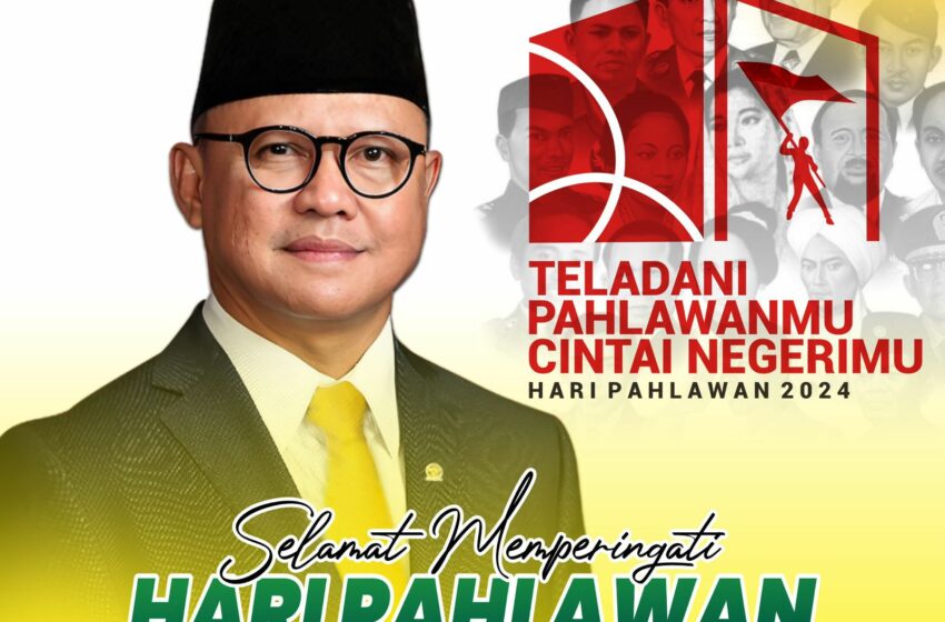  Hari Pahlawan 2024, Mukhtarudin Ajak Generasi Muda Teladani Semangat Juang