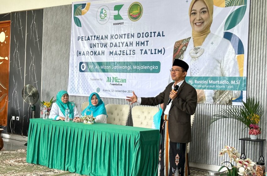  Al Mizan Fondation Bersama Harokah Majelis Taklim (HMT), Kodipest Gelar Pelatihan Pengelolaan Media Sosial untuk Daiah