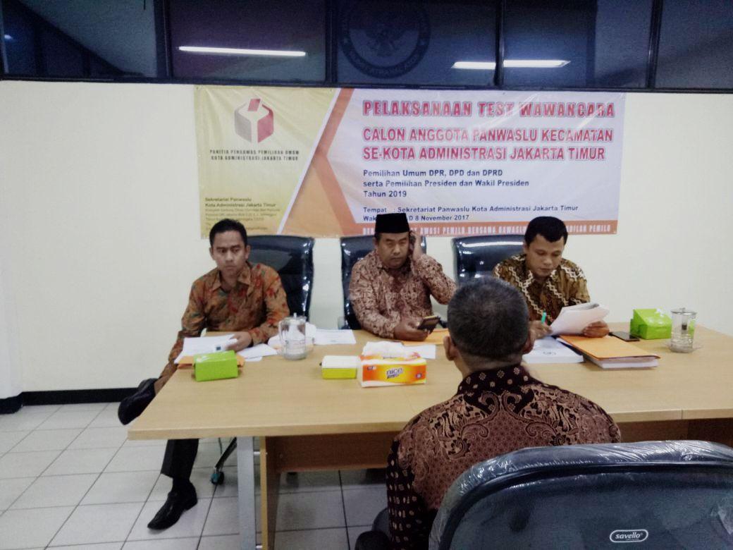  Hadapi Pemilu 2019, Bawaslu Jakarta Timur Bentuk Panwaslu Kecamatan 