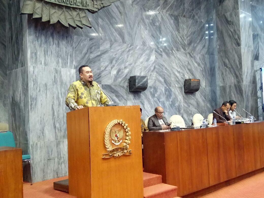  Di Depan Dosen dan Mahasiswa UPI Bandung, Deding Ishak: Saya Yakin Bamsoet Bisa Selesaikan Tugas DPR